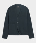Italian Boiled Wool Cardigan