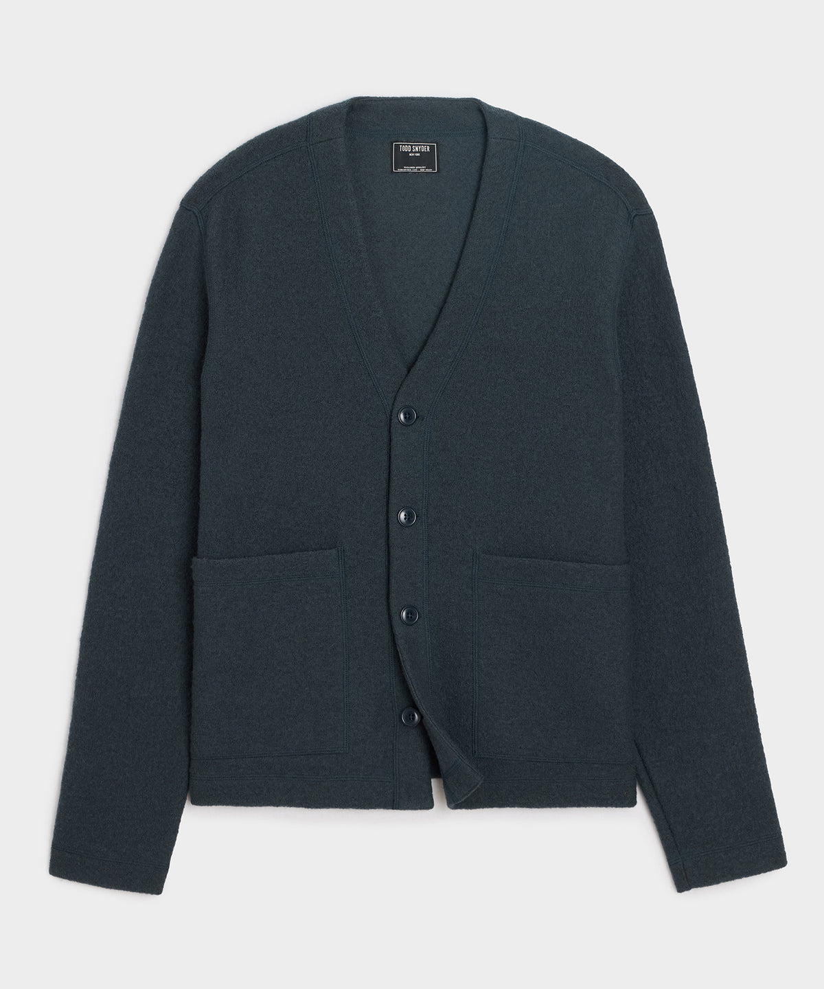 Italian Boiled Wool Cardigan