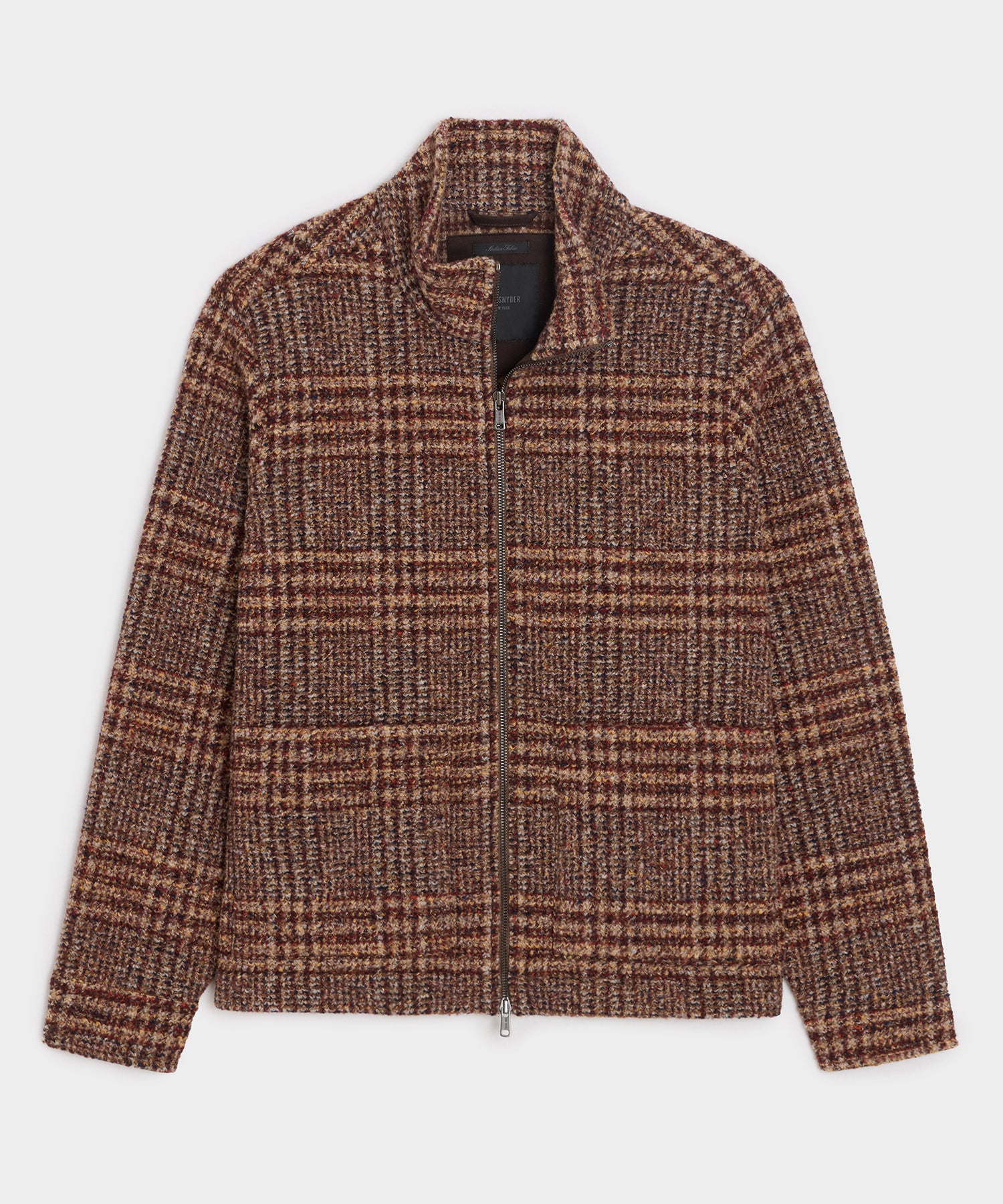 Italian Upstate Sherpa Jacket in Charcoal Heather Pattern – Todd