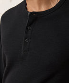 Lightweight Mini Waffle Henley