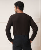 Lightweight Mini Waffle Henley