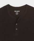 Lightweight Mini Waffle Henley