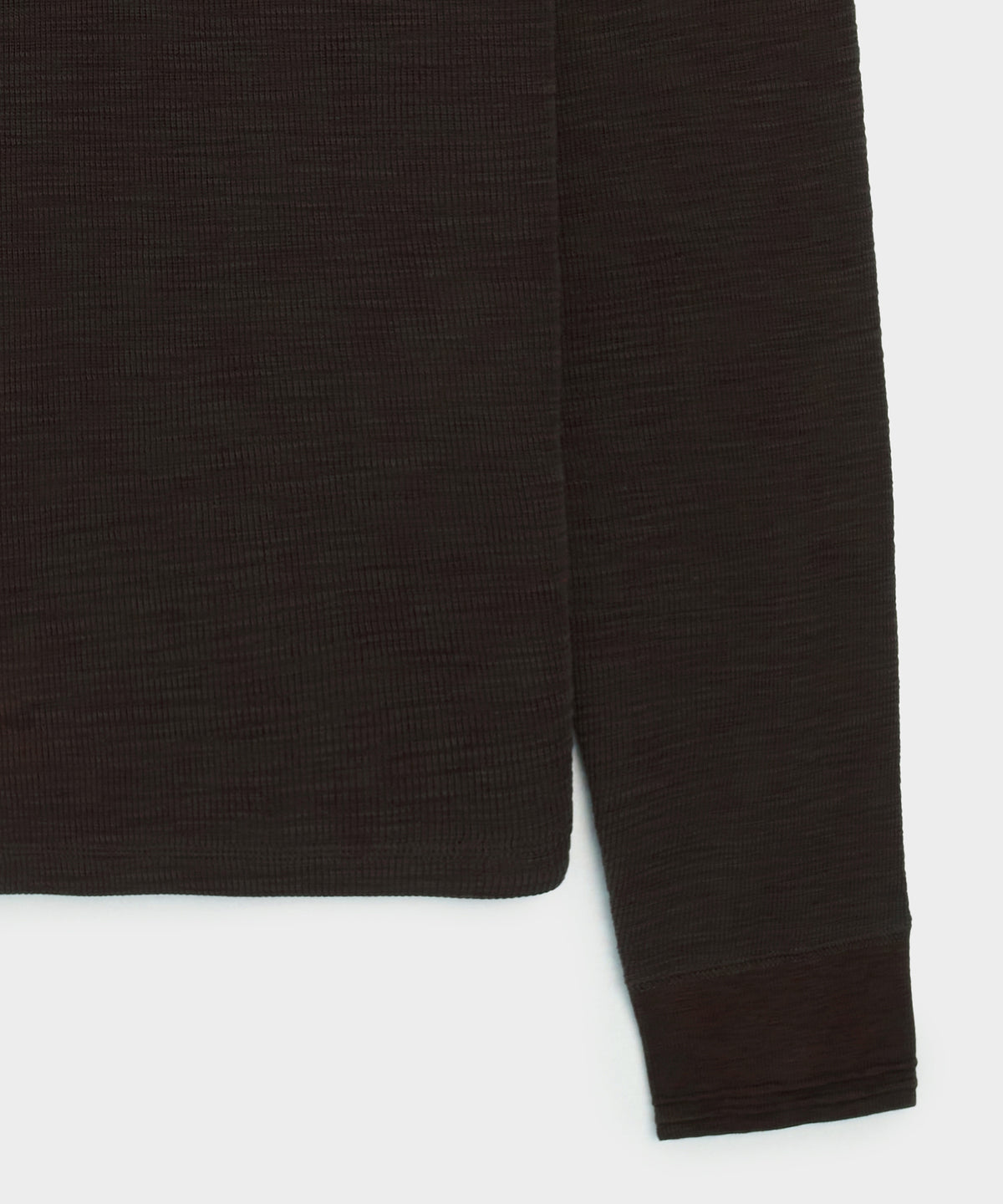 Lightweight Mini Waffle Henley