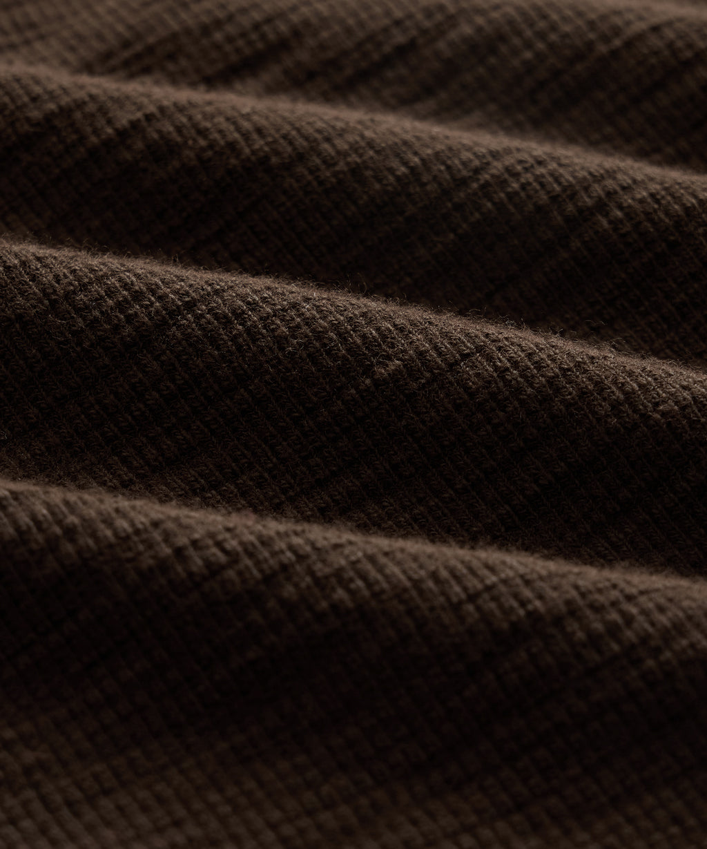 Lightweight Mini Waffle Henley