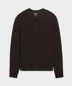 Lightweight Mini Waffle Henley