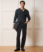 Lightweight Mini Waffle Henley