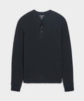Lightweight Mini Waffle Henley