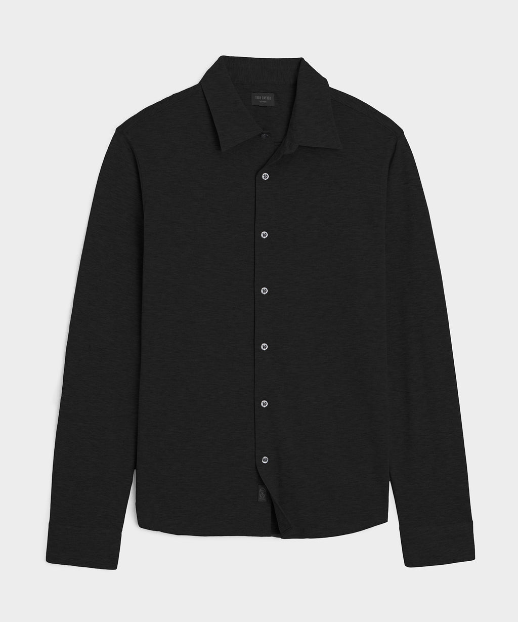 Cotton-Cashmere Pique Shirt