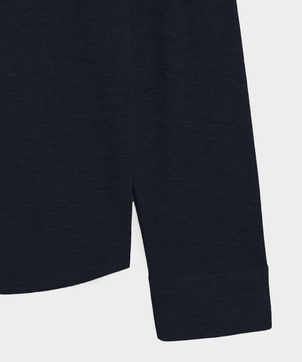 Cotton-Cashmere Pique Shirt