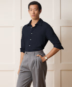 Cotton-Cashmere Pique Shirt