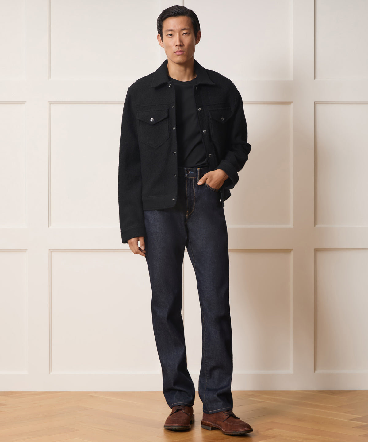Boiled Wool Dylan Jacket