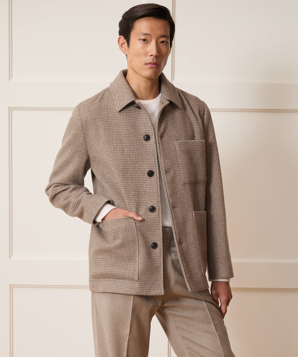 Wool-Cashmere Chore Coat