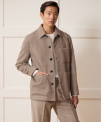 Wool-Cashmere Chore Coat