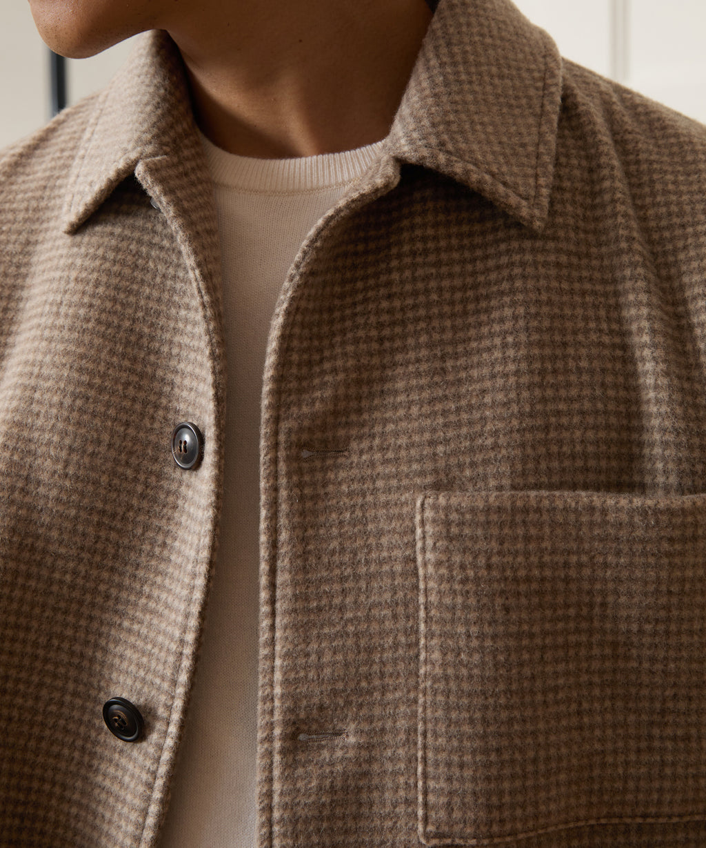 Wool-Cashmere Chore Coat