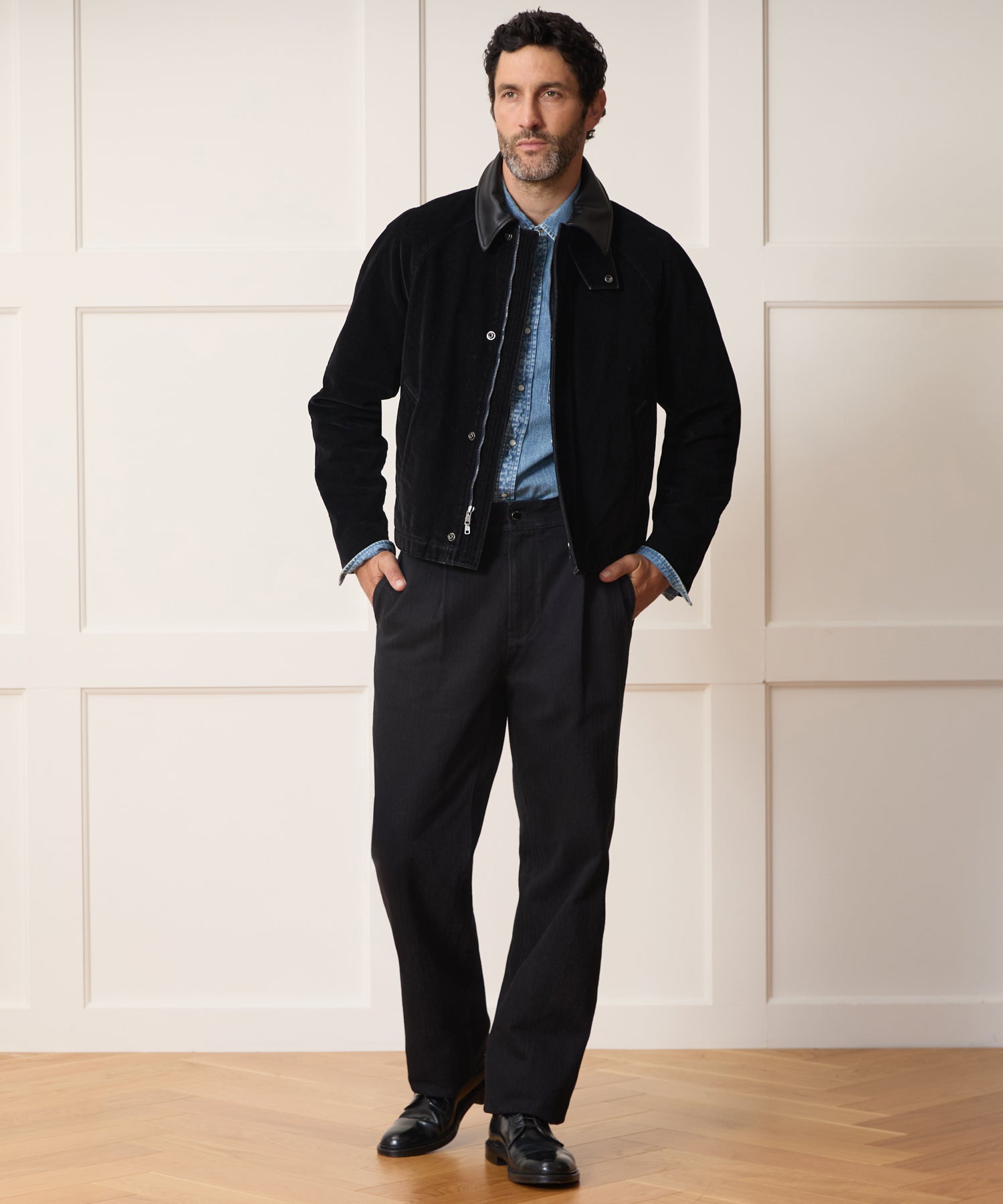 Short Stable Jacket in Black – Todd Snyder
