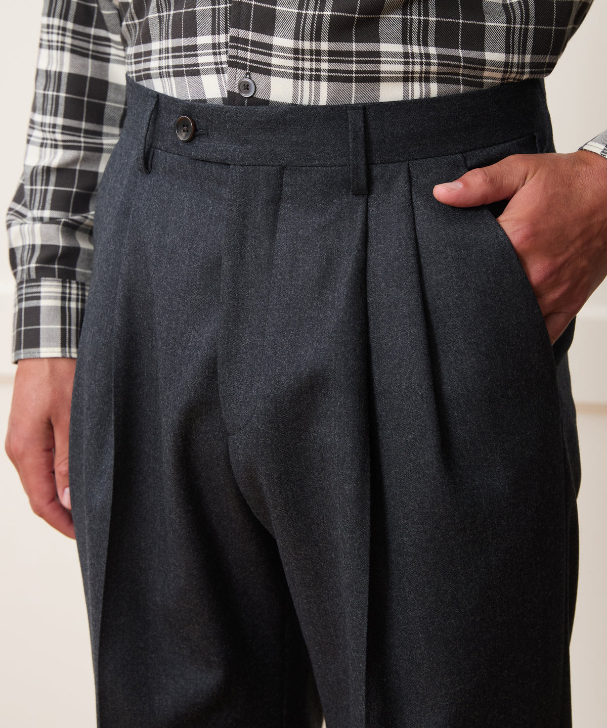 Italian Flannel Wythe Trouser
