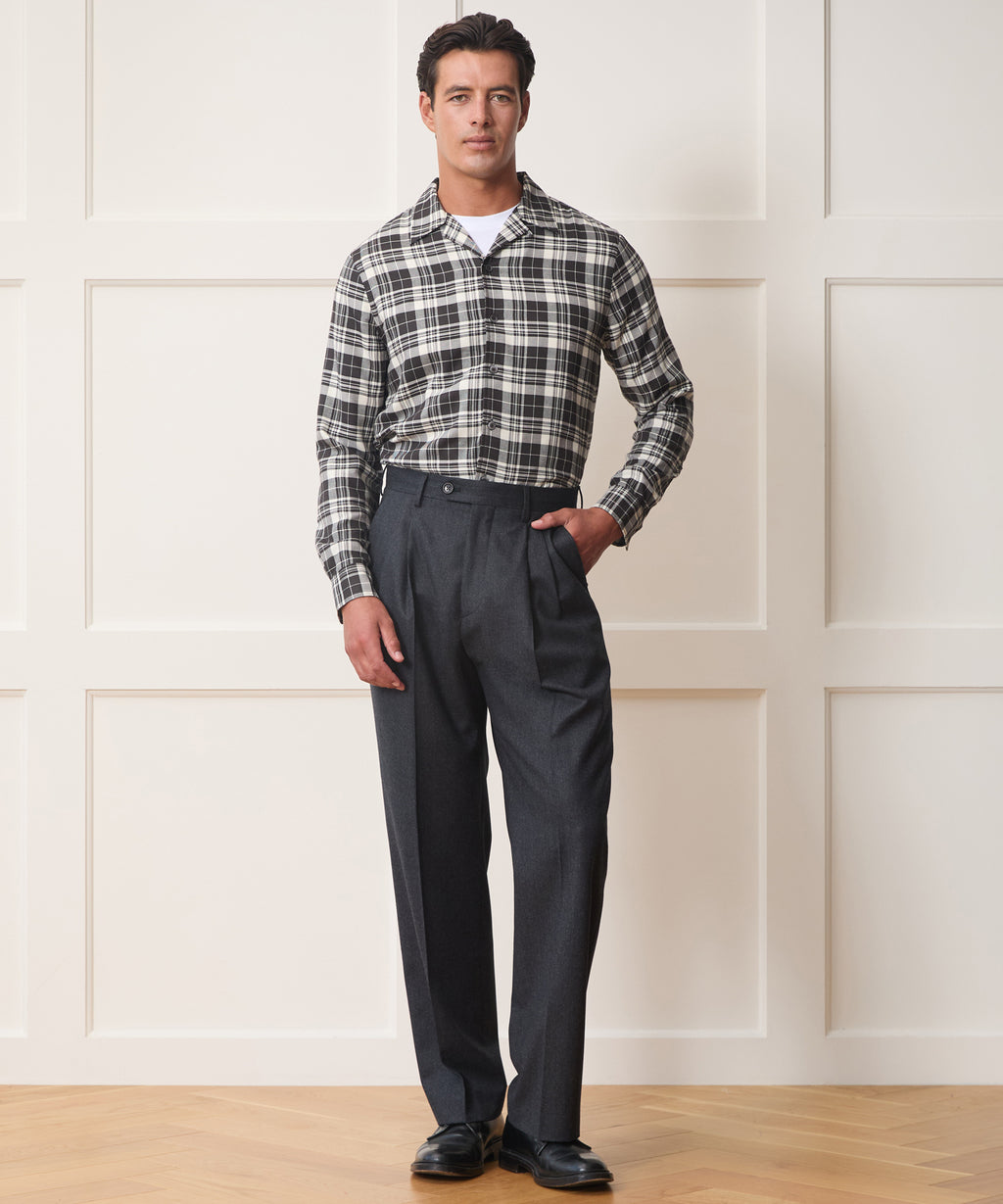 Italian Flannel Wythe Trouser