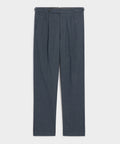 Italian Heathered Cotton Side Tab Trouser