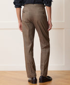 Italian Heathered Cotton Side Tab Trouser