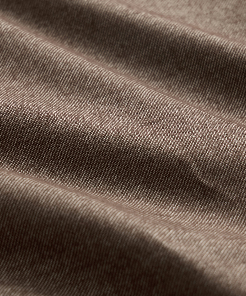 Italian Heathered Cotton Side Tab Trouser