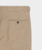 Brushed Flannel Side Tab Trouser