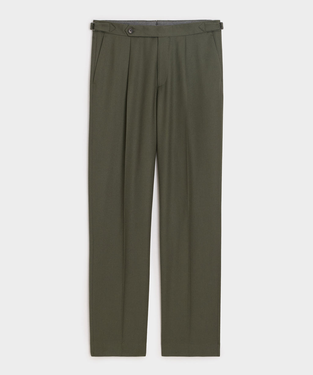 Brushed Flannel Side Tab Trouser