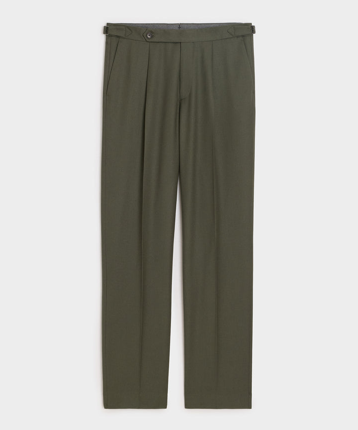 Brushed Flannel Side Tab Trouser