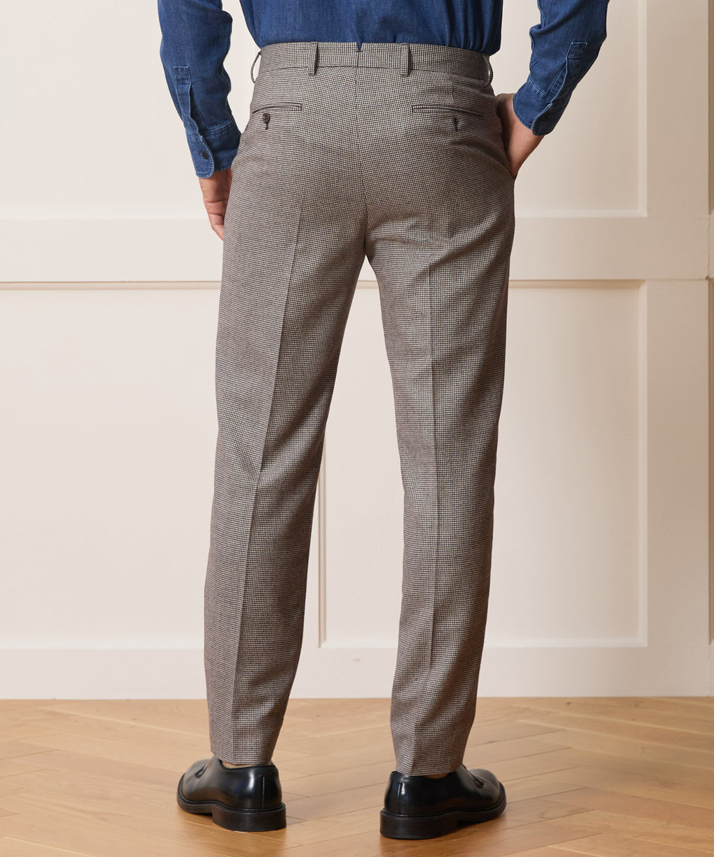 Italian Flannel Houndstooth Sutton Trouser