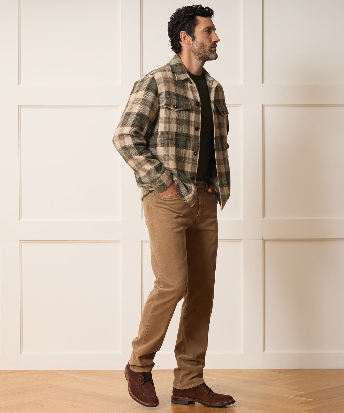 Cashmere-Wool Lowland Shirt Jacket