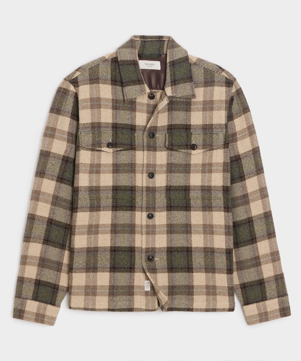 Cashmere-Wool Lowland Shirt Jacket