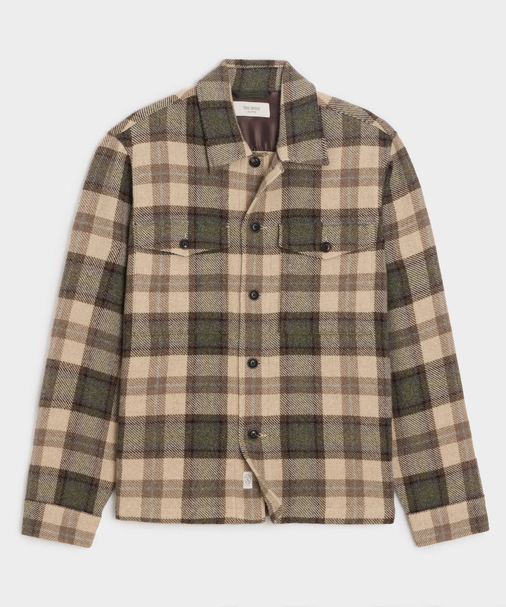 Cashmere-Wool Lowland Shirt Jacket