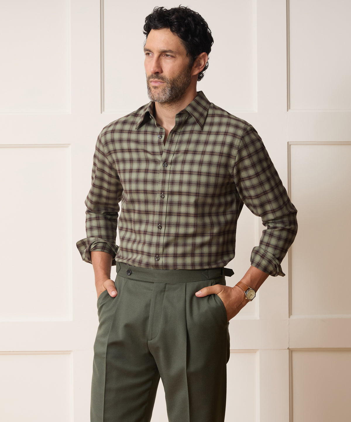 Cotton-Cashmere Sport Shirt