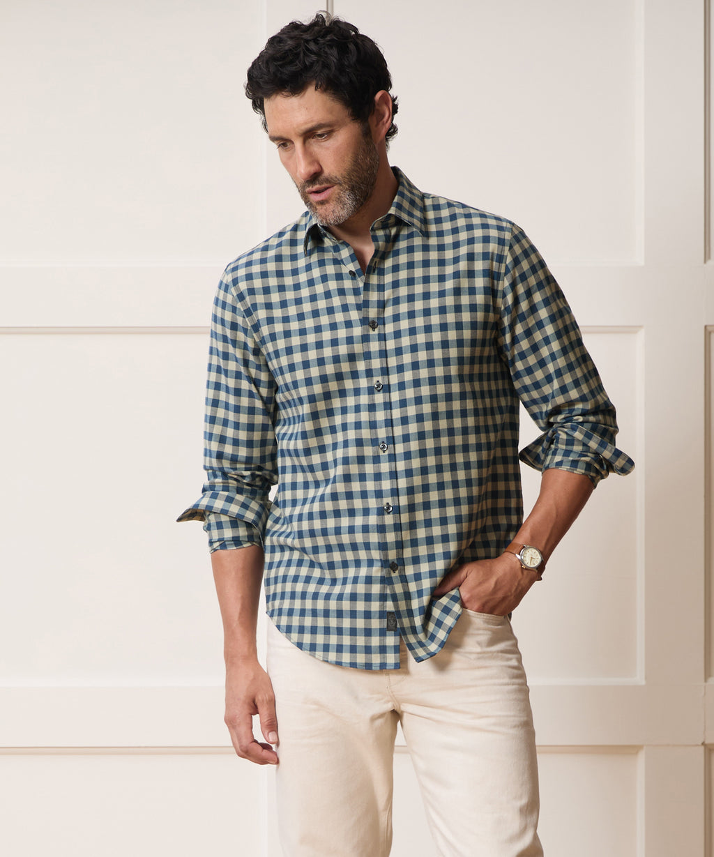 Cotton-Cashmere Sport Shirt