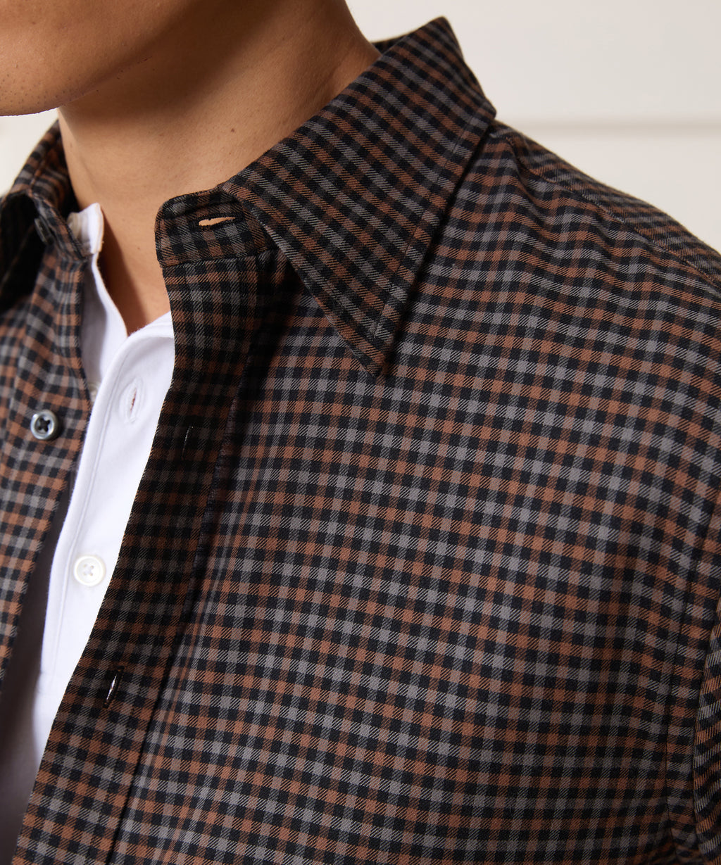 Cotton-Cashmere Sport Shirt