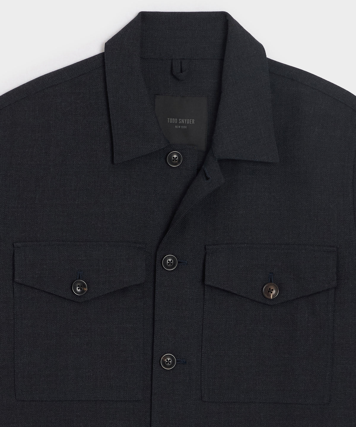 Italian Wool Military Overshirt