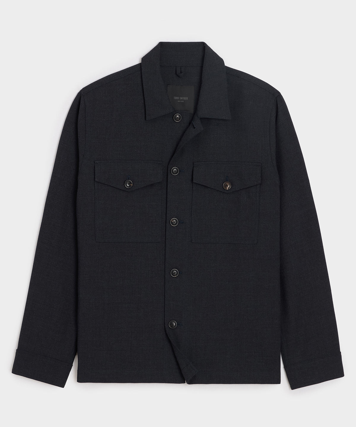 Italian Wool Military Overshirt