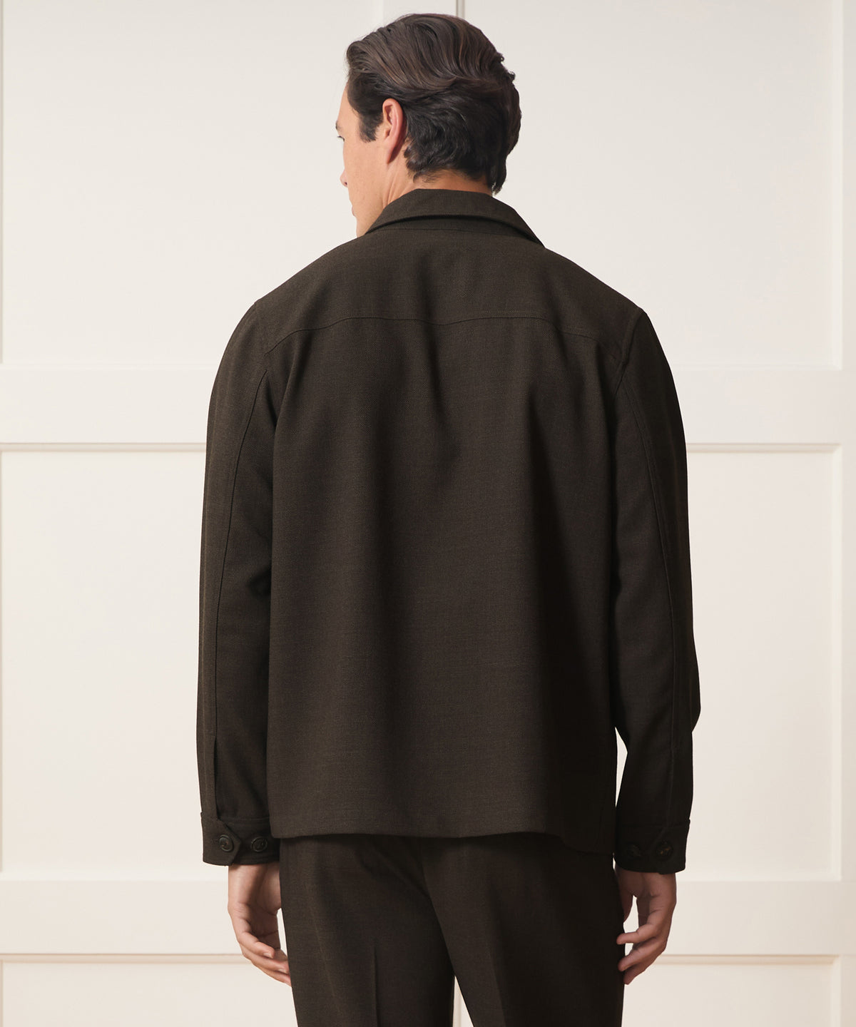 Italian Wool Military Overshirt