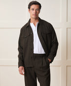 Italian Wool Military Overshirt