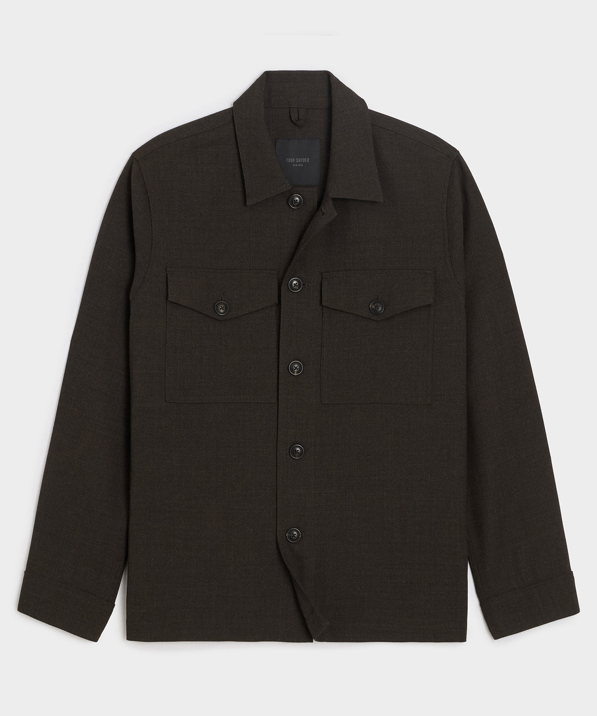 Italian Wool Military Overshirt