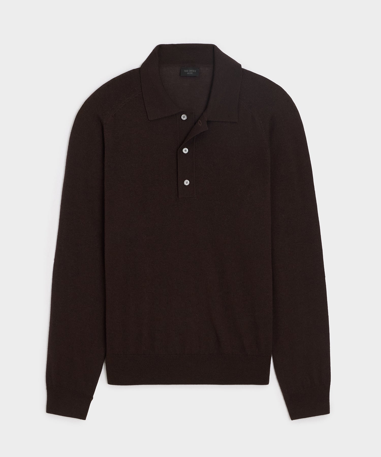 Merino Sweater Polo in Fogstone – Todd Snyder