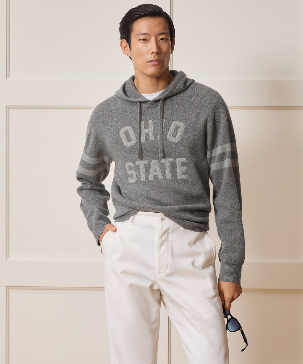 Todd Snyder x The Ohio State University™ Cashmere Hoodie