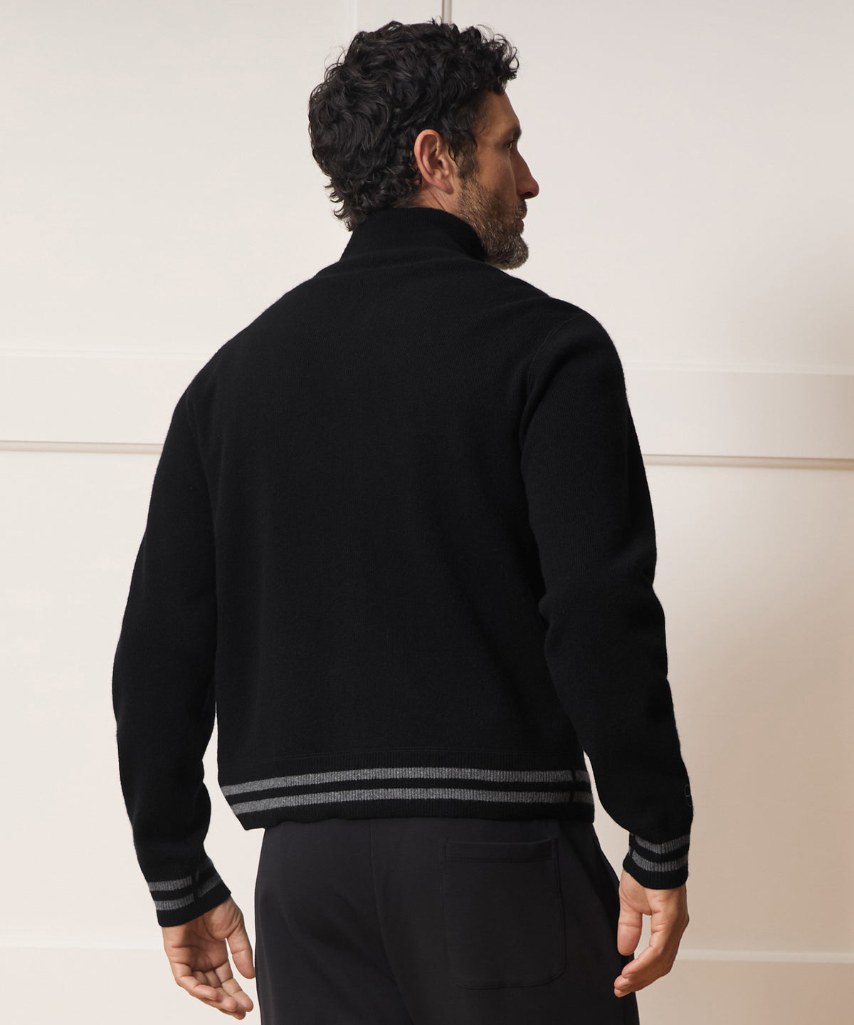 Todd Snyder x The Ohio State University™ Cashmere Full-Zip Sweater