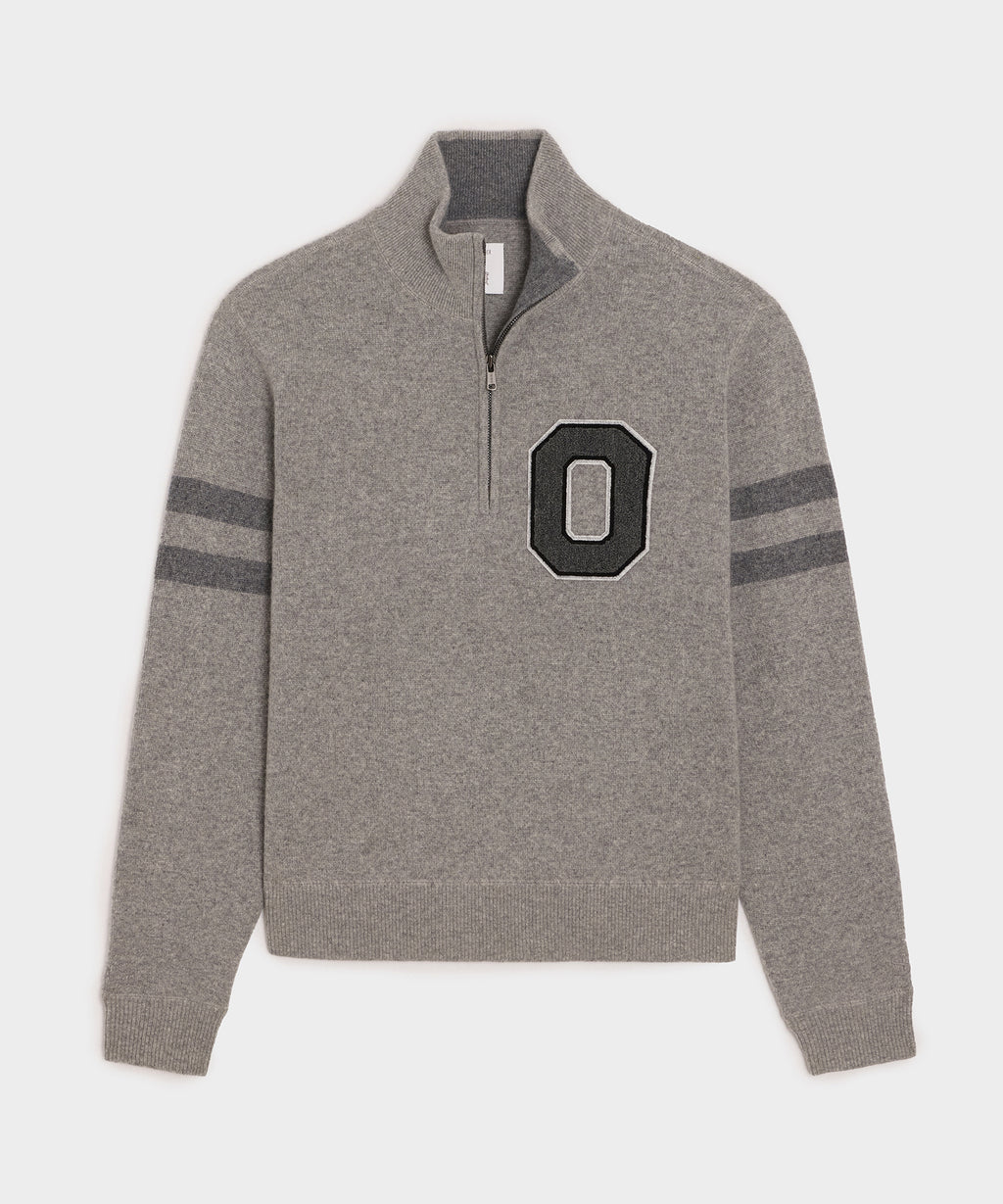 Todd Snyder x The Ohio State University™ Cashmere Quarter-Zip Sweater