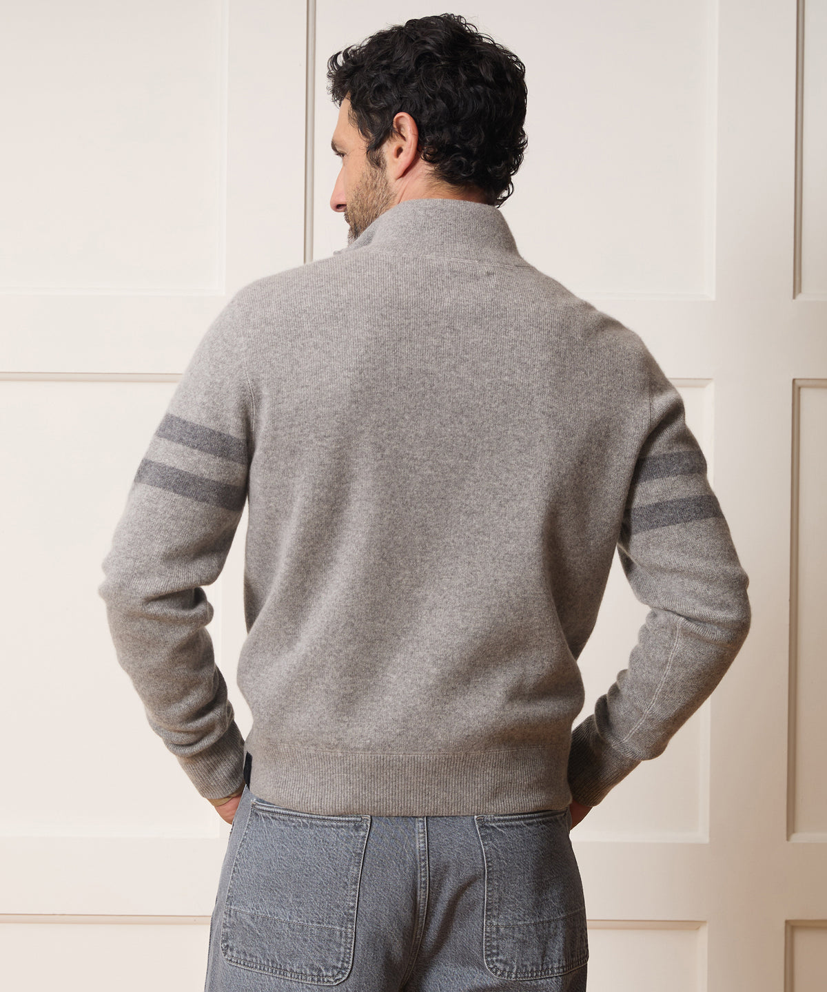Todd Snyder x The Ohio State University™ Cashmere Quarter-Zip Sweater