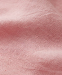 Linen Panama Shirt in Shell Pink