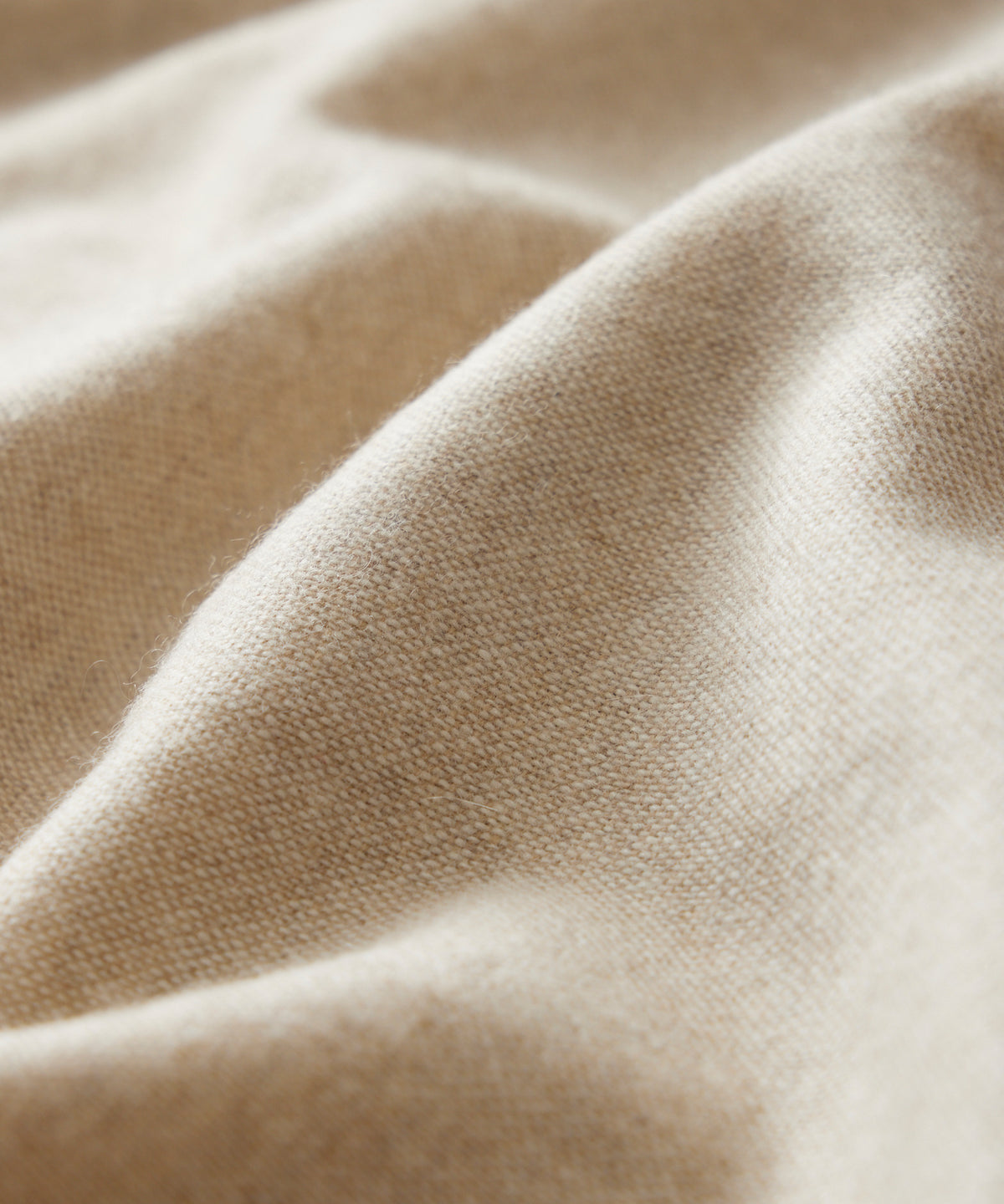 Italian Wool-Cashmere Field Shirt in Cream
