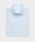 Italian Linen Spread Collar Dress Shirt