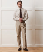 Seersucker Long Point Collar Dress Shirt