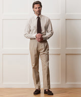 Seersucker Long Point Collar Dress Shirt