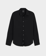 Slim Fit Cotton Poplin Point Collar Shirt